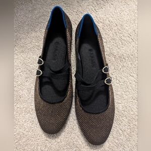 Rothy's Bronzite Square Mary Jane's sz 11.5 EUC